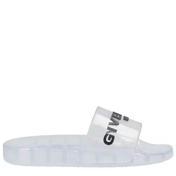 Givenchy Slides Sandals Transparent Clear Rubber - Picture 12 of 12